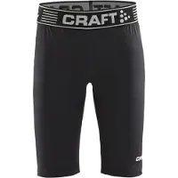 Craft Leggings Pro Control Compression Short Kinder Black-Größe 134