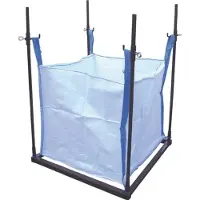 Müba Müller & Baum Big Bag Halter, braun lackiert, L x B x H: 1,01 x 1,01 x 1,40 m, Gewicht: 18 kg - 15500