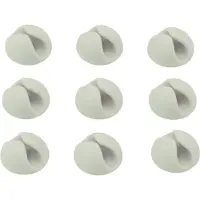 Bluelounge Mini Adhesive Cable Organizer 9 Units Durchsichtig