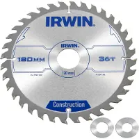 Irwin IRW1897196 180 x 30 mm 36Teeth Kreissägeblatt mit ATB Mahlgrössen Zahn