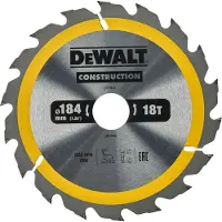 DeWalt SAW BLADES 184x30mmx18z