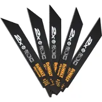 DeWalt DT2408L-QZ, Jigsaw blade, Hartstahl (HCS), Gelb, 1,4 mm, 1,8 mm, 20,3 cm