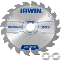 Irwin IRW1897203 210 x 30 mm 20Teeth Kreissägeblatt mit ATB Mahlgrössen Zahn