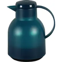 EMSA Isolierkanne "Samba", 1 l, zeitloses Design, einfacher Knopfdruck, 24h kalt, 12h warm