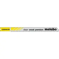 Metabo U-Stichsägeblätter clean wood premium 82 / 2,5 mm, BiM, Universalschaft - 5 Stück - 623905000
