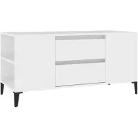 vidaXL TV-Schrank Weiß 102x44,5x50 cm Holzwerkstoff