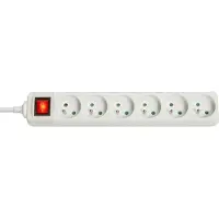 Lindy - Steckdosenleiste - Wechselstrom 230 V - 3680 Watt - Ausgangsanschlüsse: 6 - 1.4 m Schnur