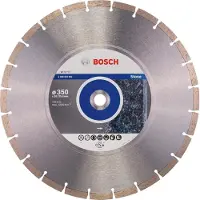 Bosch Diamanttrennscheibe Standard for Stone, 350 x 20,00/25,40 x 3,1 x 10 mm, 1er-Pack