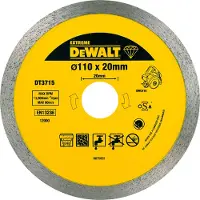 Dewalt Dt3715-qz Diamanttrennscheibe 110x20 Mm
