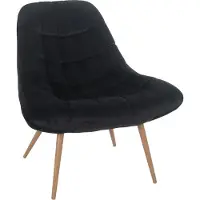 SalesFever Relaxsessel "Toulon - Komfortabler Loungesessel", braun (schwarz, holzfarben), B:76cm H:85cm T:85,6cm, Sessel, Relaxsessel, mit XXL-Steppung, mit schwarzen oder naturfarbenen Beinen