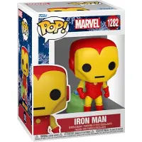 Funko POP! Marvel Holiday POP! Marvel Vinyl Figur Iron Man w/Bag 9 cm