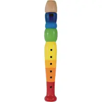 Goki Holz Recorder: Rainbow 20 cm