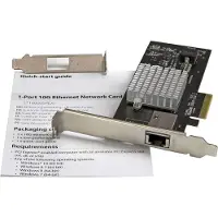 StarTech.com 1 Port 10G Ethernet PCI Express Netzwerkkarte - 10GbE NIC mit Intel X550-AT Chip - 10GBase-T / NBASE-T Compliant - Netzwerkadapter - PCIe 2.0 - 10Gb Ethernet x 1
