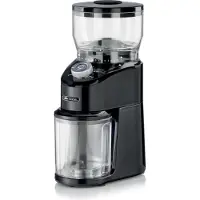 Ariete 3023 Kaffeemühle mit konischem Edelstahl-Mahlwerk, 200 W, 14 Mahlgrade, 200 g Mahlgutbehälter, austauschbares Mahlwerk, für 2–12 Tassen, schwarz