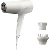 Philips Haartrockner "Series 5000 BHD501/20" 2.100 W 2 Aufsätze mit ThermoShield Technologie, 3 Hitze- und 2 Geschwindigkeitsstufen