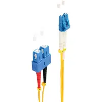 Shiverpeaks Duplex Patchkabel LC/SC 9/125µ, OS1/OS2 gelb 3,0m