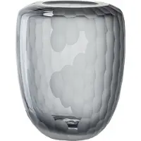 Leonardo Tischvase "Dekovase BELLAGIO", grau (anthrazit), H:23cm Ø:18,3cm, Glas, Vasen, Tischvase, aus Glas, anthrazitfarben, handgefertigt