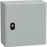 Schneider Electric NSYS3D3315P PanelSeT S3D Volltür mit Montageplatte H300xB300xT150 IP66 IK10 RAL7035.