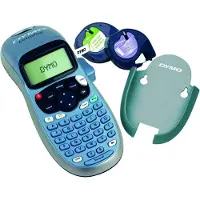 Dymo Hand-Beschriftungsgerät "LetraTag PLUS", inkl. 1 Papierband in weiss & 1 Plastikband transparent