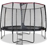 Exit PeakPro Trampolin ø366cm, auf Beinen, Rund, für Kinder, Schwarz
