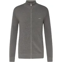 Gant Sweatjacke Cotton Cardigan Herren Dark Grey Melange 24-L