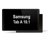 TabLines TWP002B Tablet Wandhalter für Samsung Tab A 10.1 (2019), schwarz