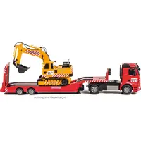 Carson Arocs med Goldhofer blokvogn 1:20 RC begynder funktionsmodel Lastvogn inkl. batteri, oplader og senderbatterier