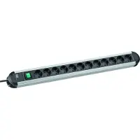 Bachmann Steckdosenleiste PRIMO CLASSIC ALU, 12-fach mit