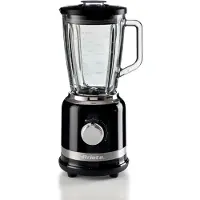 Ariete 0585/02, Tischplatten-Mixer, 1,5 l, Pulsfunktion, Eis-Crusher, 1000 W, Schwarz