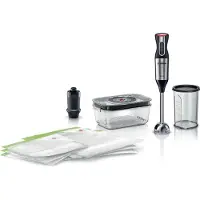 Bosch MSM6S20B, Pürierstab, 0,6 l, Pulsfunktion, 1000 W, Schwarz, Silber