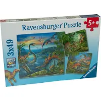 Ravensburger 3 x 49 Teile Kinder Puzzle Faszination Dinosaurier 09317