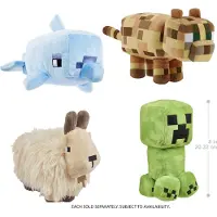 Mega Bloks Minecraft Kuscheltiere, Plüschtier vers. Charaktere, Cartoon-Figur, 3 Jahr(e)