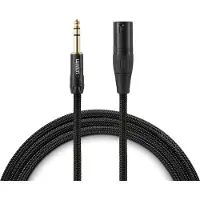 Warm Audio Premier Series XLR Forbindelsesledning [1x XLR-stik - 1x Jackstik 6,3 mm] 1.80 m Sort