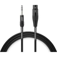 Warm Audio Pro Series XLR Forbindelsesledning [1x XLR-tilslutning - 1x Jackstik 6,3 mm] 0.90 m Sort