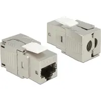 DeLOCK 86488, Abgewinkelt, Beige, RJ-45, LSA, 22/24, 37,4 mm