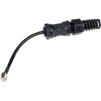 Quwireless QRJ45, 0,16 m, RJ-45, RJ-45, Schwarz