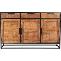 Sit Sideboard Sidney natur schwarz