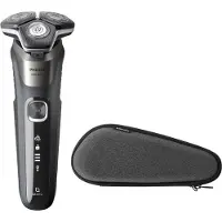 Philips SHAVER Series 5000 S5887/30, Rotationstrasierer, Schwarz, Grau, Tasten, LED, Batterie / USB, Integrierte Batterie