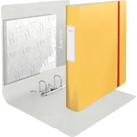 Leitz 10390019, Konventioneller Dateiordner, A4, Hartschaumstoff, Gelb, Matt, Porträt