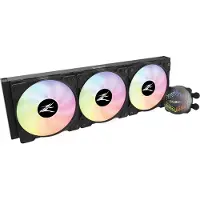 Zalman ALPHA36 Black CPU Liquid Cooler 360mm Radiator 3 x 120 mm Fan ARGB pump Dual
