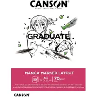 Canson Graduate Manga Marker Layout Pad A3 70 g
