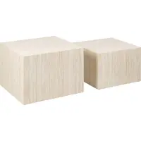 Ebuy24 Living Couchtisch Lima 2er-Set Beige MDF - Living