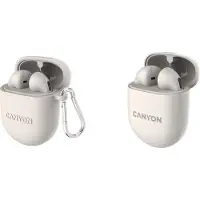 Canyon CNS-TWS6BE, True Wireless Stereo (TWS), Anrufe/Musik/Sport/Alltag, 20 - 20000 Hz, Kopfhörer, Weiß