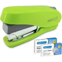 Rapesco ECO Luna Less Effort - 50 Blätter - Grün - Flacher Clinch