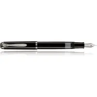 Pelikan Classic M205, Schwarz, Silber, Edelstahl, Edelstahl, 125 mm, 12 g, 1 Stück(e)