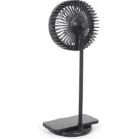 Gembird Tischventilator WPC10-LEDFAN-01 Schwarz