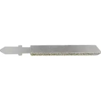 PFERD 15600571 Diamant-stiksavklinge 75 x 2 mm T-skaft (skaft til indtrækning) D357 til skæring af GfK og CFK 1 stk
