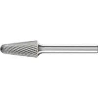 PFERD HM-Frässtift DIN 8032, Rundkegelform KEL, Zahnung 3