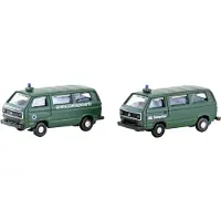 Minis By Lemke VW T3 2er Set Bus BGS + Bahnpolizei
