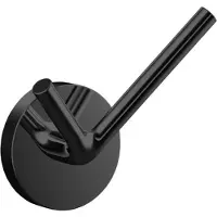 Emco round Doppelhaken, 40mm, 437513301, Farbe: Schwarz
